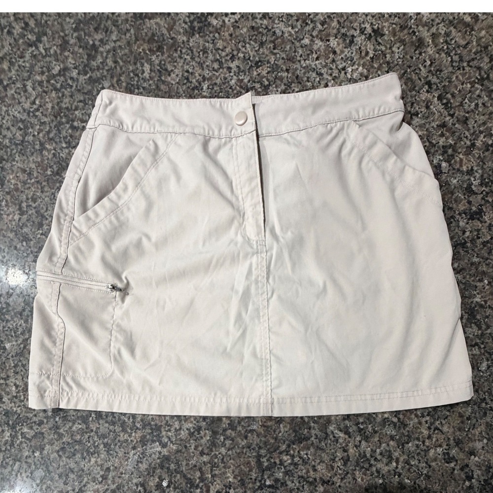 32 Degrees Cool Womens Tan Beige Active Skort Size M Hiking Golf Tennis